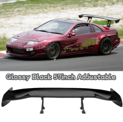 For Acura Integra TLX TSX ILX 57'' Rear Trunk GT-Style Spoiler Wing Glossy Black