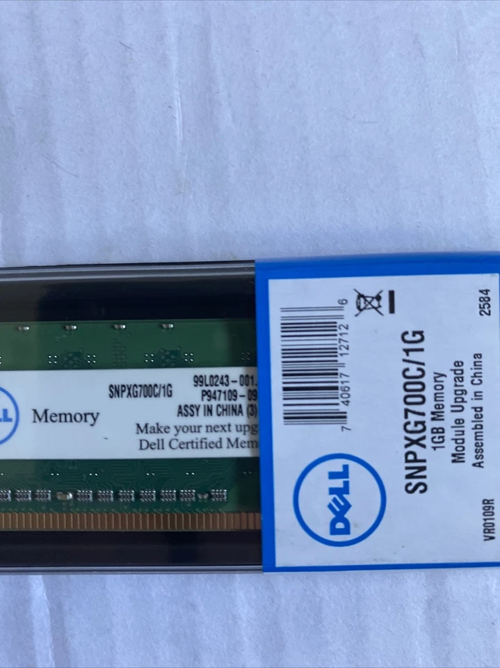 2x 1GB PC2-6400 DELL SNPXG700C/1G Memory Upgrade Dell Computers NEW - Image 4 of 4