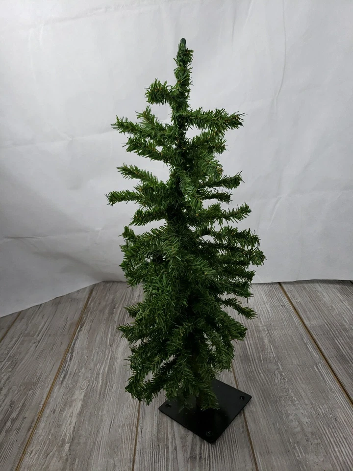 2ft Alpine Mini Christmas Tree Plate Base Adjustable Strong Branches Artificial - Image 4 of 4