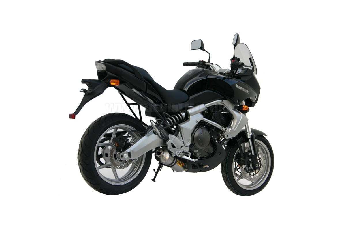 Mivv Exhaust Muffler Oval Carbon Fiber for Kawasaki Versys 650 2006 > 2014