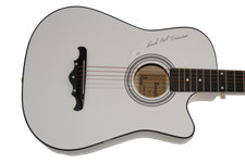 FATS DOMINO SIGNED AUTOGRAPH FULL SIZE ACOUSTIC GUITAR ROCK N ROLL PIONEER JSA