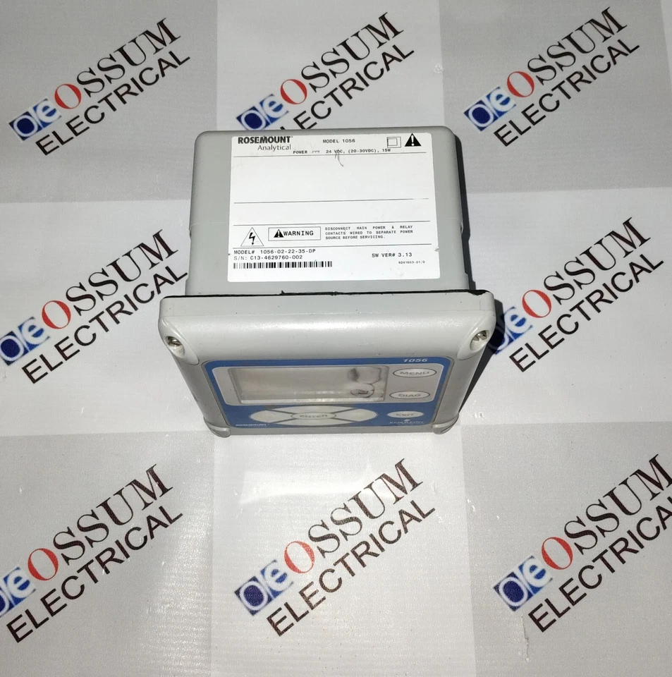 TRANSMISSOR ROSEMOUNT ANALYTICAL 1056-02-22-35-DP CANAL DUPLO FRETE RÁPIDO - Imagem 3 de 4