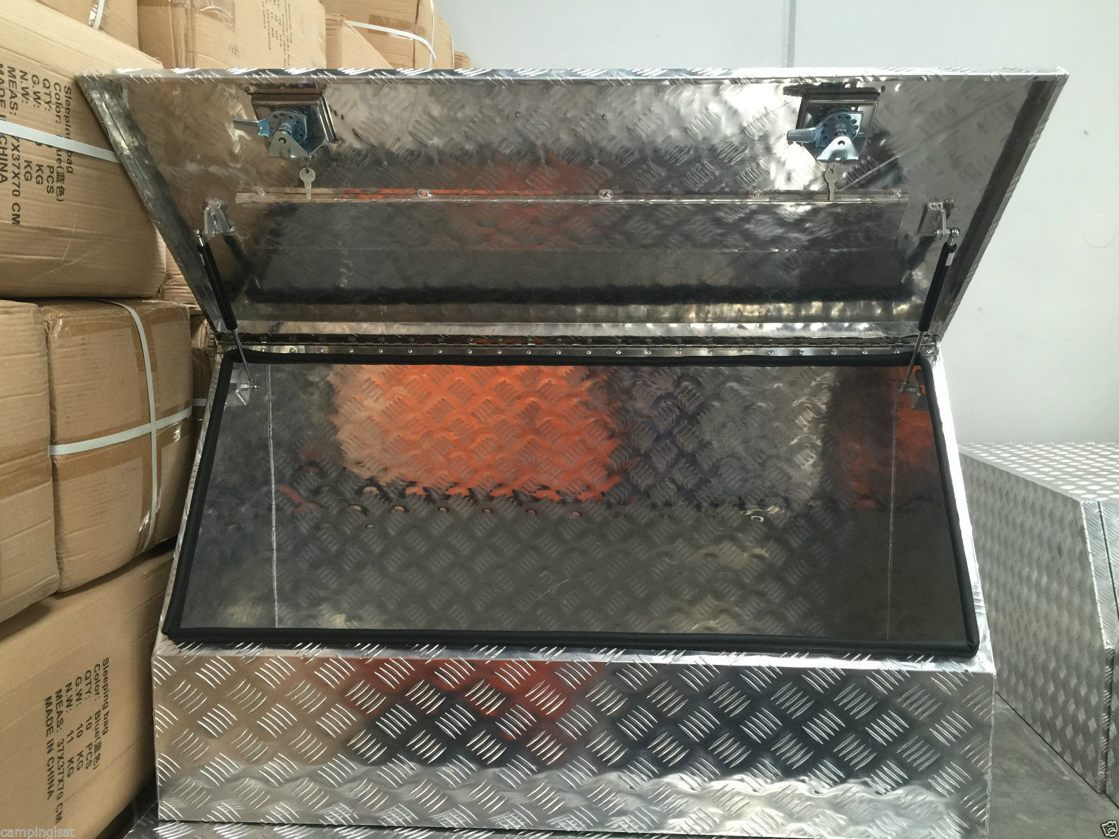 1200 mm Half Opening Aluminium Tool Box Side Open Toolbox Ute Truck