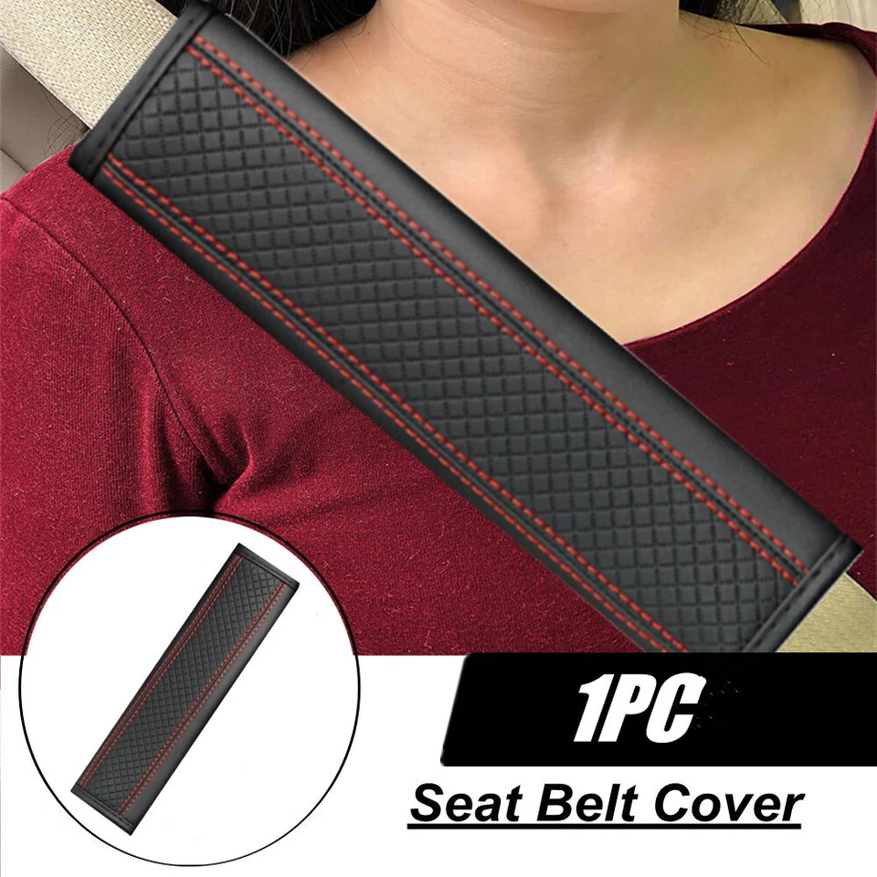 1 pieza Accesorios Coche Seguridad Cinturón Cubierta Correa Almohadilla Hombro Cojín Universal Foto 3 de 4
