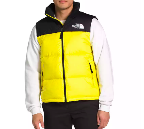 NEW The North Face Men's 1996 Retro Nuptse Vest TNF LEMON Size: S-L