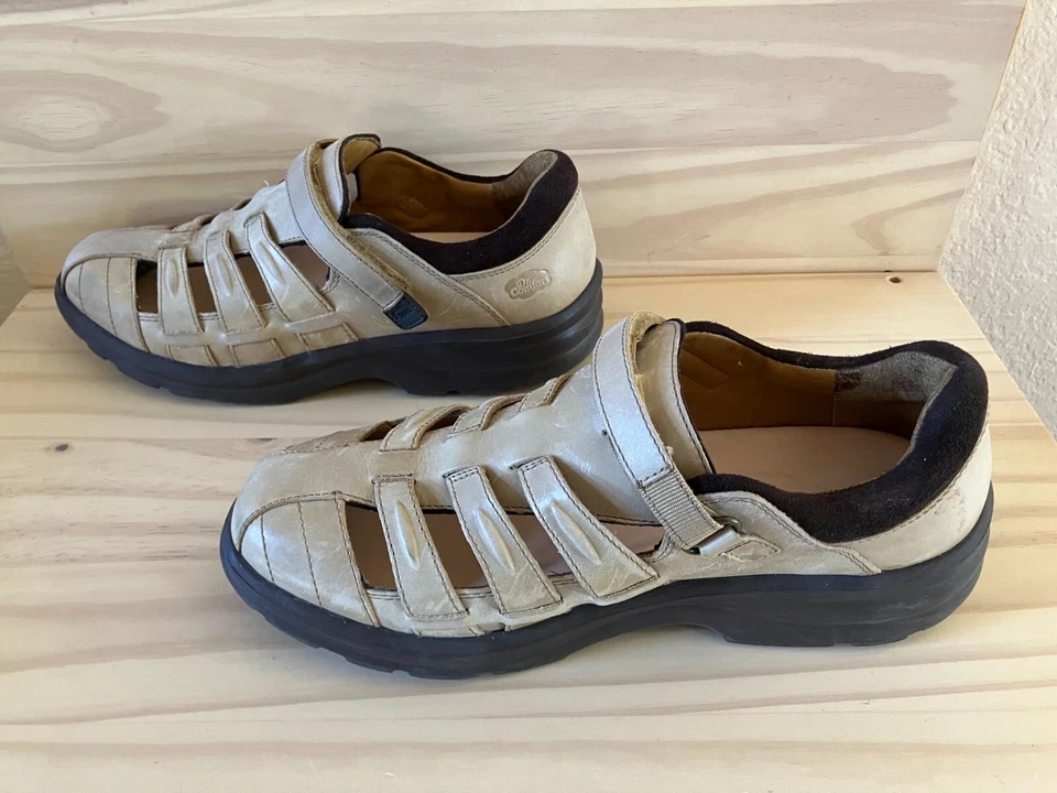 博士 Comfort 女式微风糖尿病渔夫凉鞋棕褐色 8.5 米 — 第 2/4 张图片