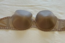 B.tempt  d By Wacoal 32D Bra Nude Push-up Strapless Underwire 954108