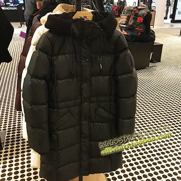 COACH®  Leather Puffer Down Jacket