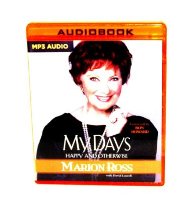 BOOK/AUDIOBOOK MP3-CD Marion Ross Autobiography Happy Days Series MY