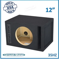 12" Single Ported / Vented Reinforced Sub Box Subwoofer Enclosure Ground Shaker