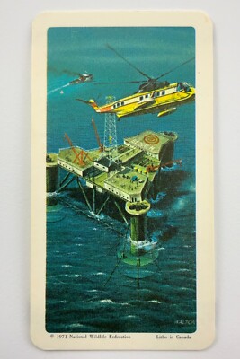 Exploring The Ocean Offshore Oil Rig No 21 Brooke Bond Tea Card CC649