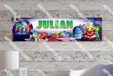 Personalized/Customized Inside Out Movie Name Poster Wall Art Decoration Banner