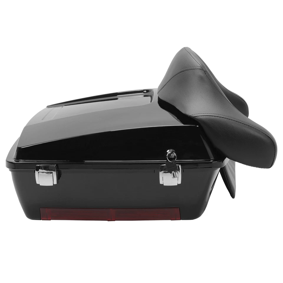 Chopped Pack Trunk Mount Rack For Harley Touring Road King Street Glide 97-2008 - Image 4 of 4