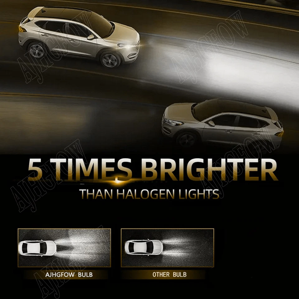 For Buick Park Avenue 1991-2005 6000K LED Headlights Bulbs High/Low Lights Combo - Image 4 of 4