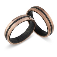 2 Ringe Trauringe Eheringe Verlobungsringe Carbon Titanringe Diamantring Gravur