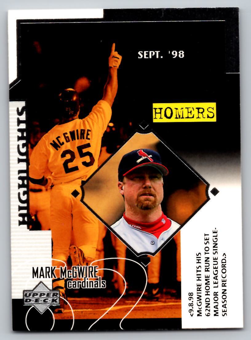 1999 Upper Deck #527 Mark McGwire St. Louis Cardinals