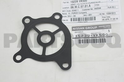 15239VK500 Genuine Nissan GASKET-OIL FILTER 15239-VK500 | eBay