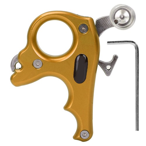 Archery Release Aids 3 Finger Grip Thumb Caliper Trigger For Compound Bow - Picture 9 of 12