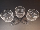 Set of 3 Tiffin-Franciscan Clear Arlington 7 1/8" Water Goblets EXC — photo 2