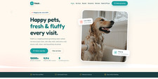 Pet Grooming Website HTML + Free Setup, Support & 3 Mo High-Performance Hosting