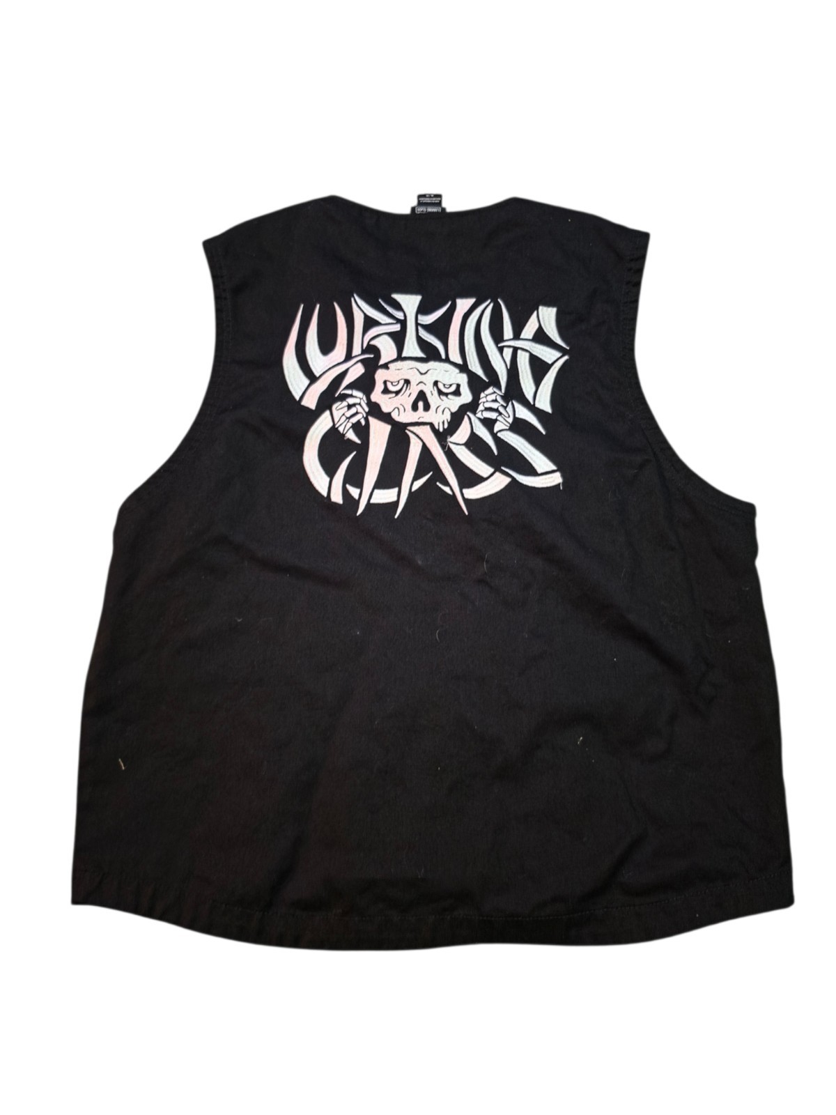 Dickies x  Lurking Class Collab Canvas Black Oversized Vest Full-Zip Size M - second product detail image