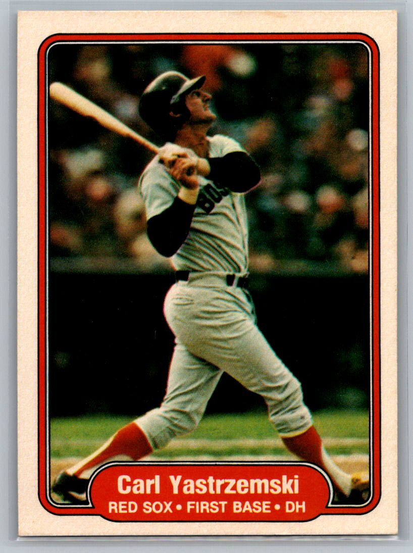 1982 Fleer #312 Carl Yastrzemski