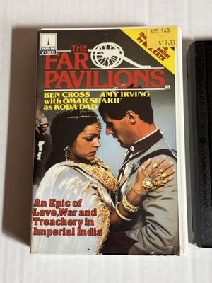 The Far Pavilions Betamax Beta Tape 1983 Thorn EMI Video Omar Sharif Ben Cross