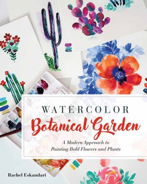 Watercolor Botanical Garden by Rachel Eskandari (Paperback Book)