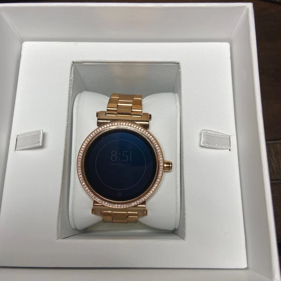 Michael Kors Access Rose Gold Watch MKT5022 - Image 4 of 4