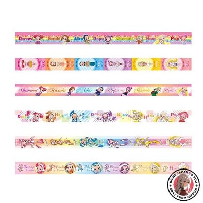 NEW Ojamajo Doremi Dokkaan! Masking Tape 18-pack box