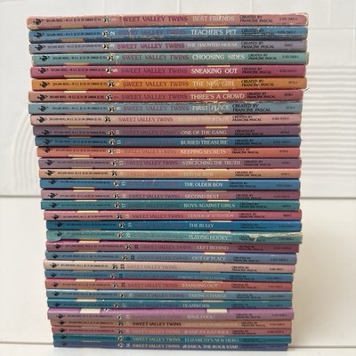 Sweet Valley Twins Super Edition Paperback Novel by Francine Pascal 34 books