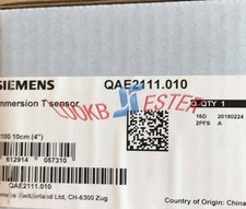 ONE New SIEMENS QAE2111.010 Immersion Temperature Sensor