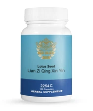 2254C Lian Zi Qing Xin Yin/Lotus Seed Decoction 100 Caps/bottle (2 Bottles)