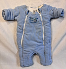 Baby Merlins Magic SleepSuit 6-9 Months Large Swaddle Transition Cotton Set of 2
