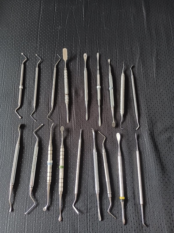 dental instrument lot double ended