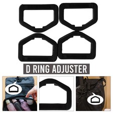 Black Plastic D Rings 25mm 38mm for Sewing DIY Bag Belts Pet Collar Accessories