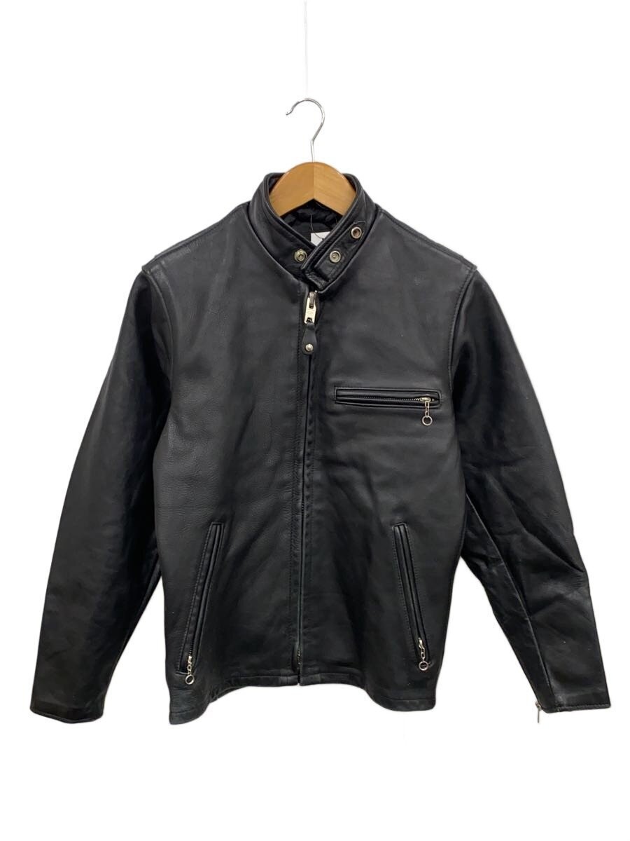 Schott Single Rider Jacket/36/Cowhide/Blk 3482