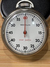 WESTCLOX - Vintage Pocket Wind Up 1960s Stop Watch