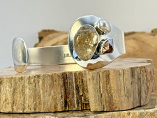 Lilly Barrack Sterling Silver Quartz 3 stone ...