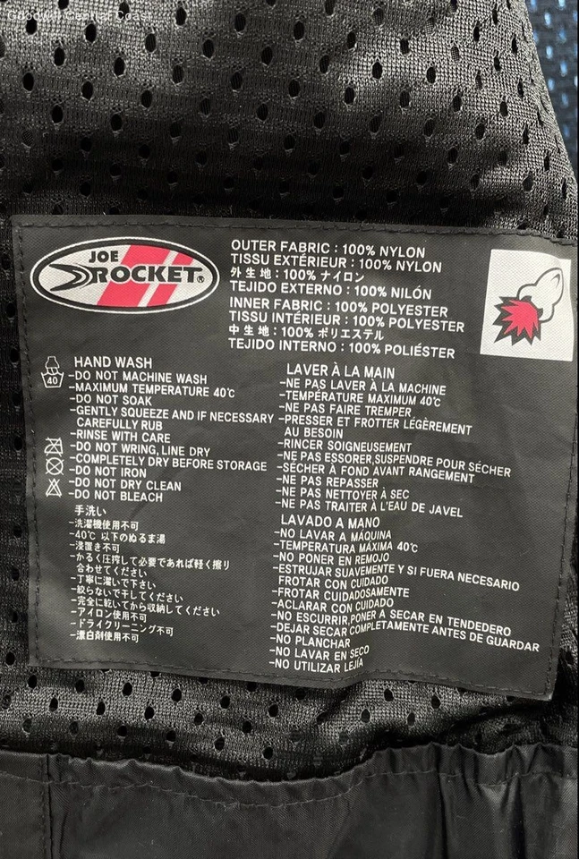 Joe Rocket Men's Black Motorcycle Jacket - Size L - Image 4 of 4