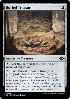 Buried Treasure - LCI MTG - Light Play