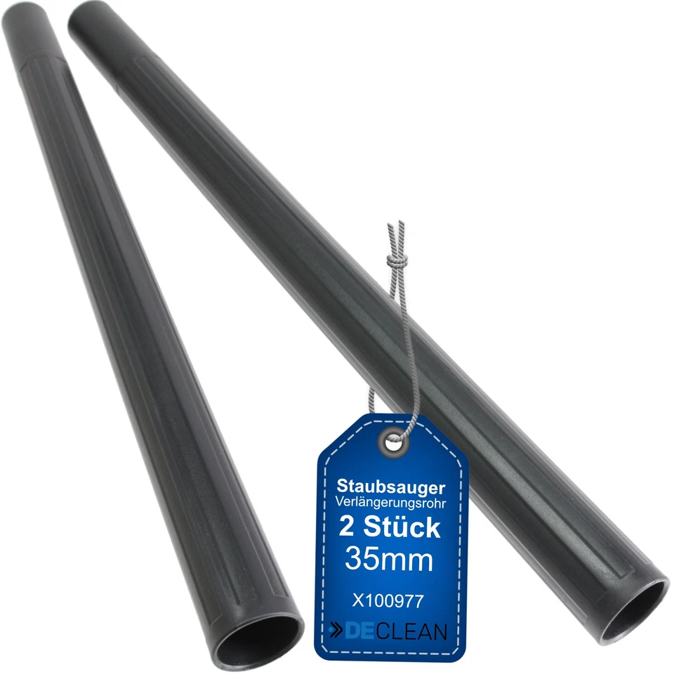 DECLEAN 2 Verlängerungs Rohr 35 mm Staubsauger kompatibel mit Einhell TC, TE, TP Serie