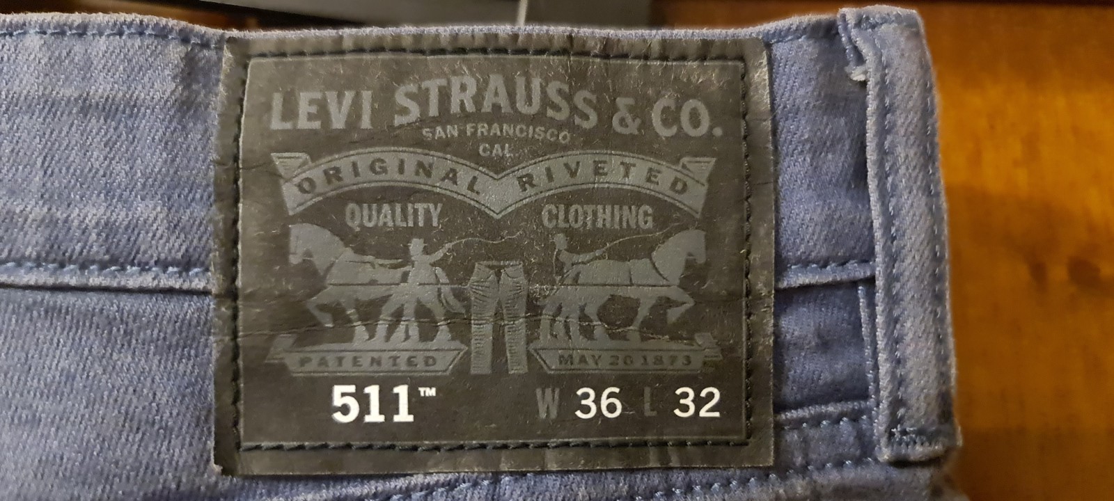 Levi Jeans 511 Black Badge  Edition  RRP £280 image 7