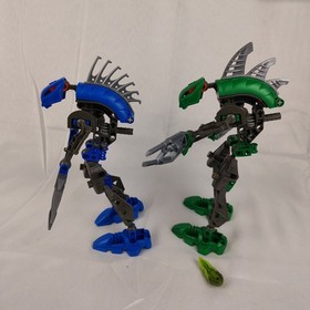 LEGO BIONICLE Rahkshi Lerahk 8589 8590 Guurahk Lot Bundle Complete No Box