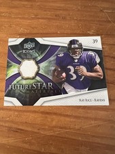 Upper Deck Icons 2008 Ray Rice Ravens Future Star Materials Silver FSM32