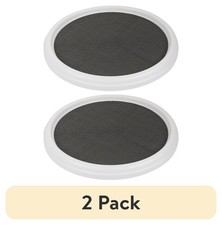 12 Inch Lazy Susan Turntable Organizer Non Skid Kitchen Rotating Pantry 2 Pack