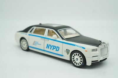 Rolls Royce Phantom 1:24 NYPD Police Diecast Model Car