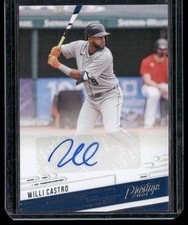 2021 Panini Chronicles #PR-WC Willi Castro Prestige Autographs