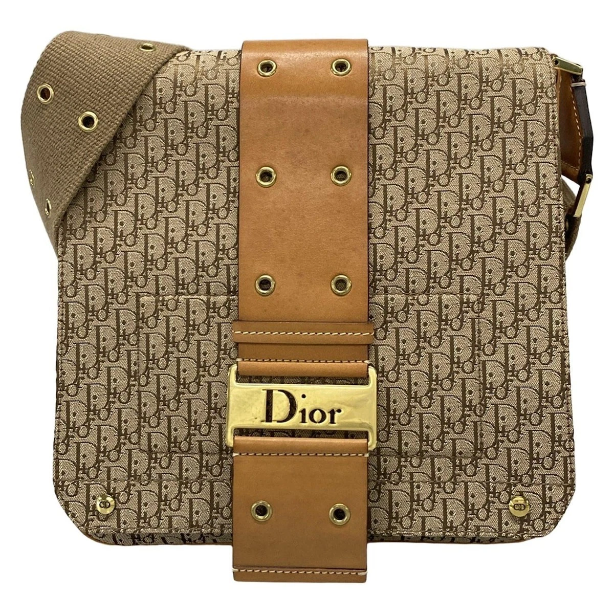 Auth DIOR/ChristianDior Street Chic, Trotter JAD44835 beige marron clair jacquard