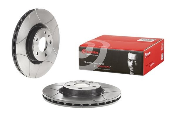 2X Bremsscheibe Xtra Line - Max Brembo 09.4939.76 FüR Alfa 147 156 Spider GT X12-image